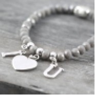 Beautiful words and desires with these letter charms